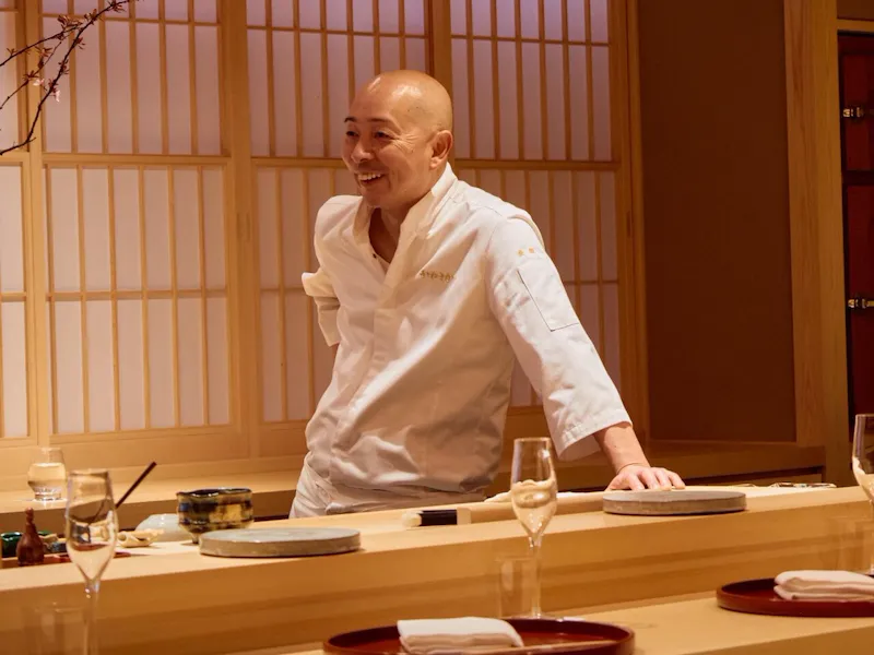 Spring menu at Sushi Kanesaka