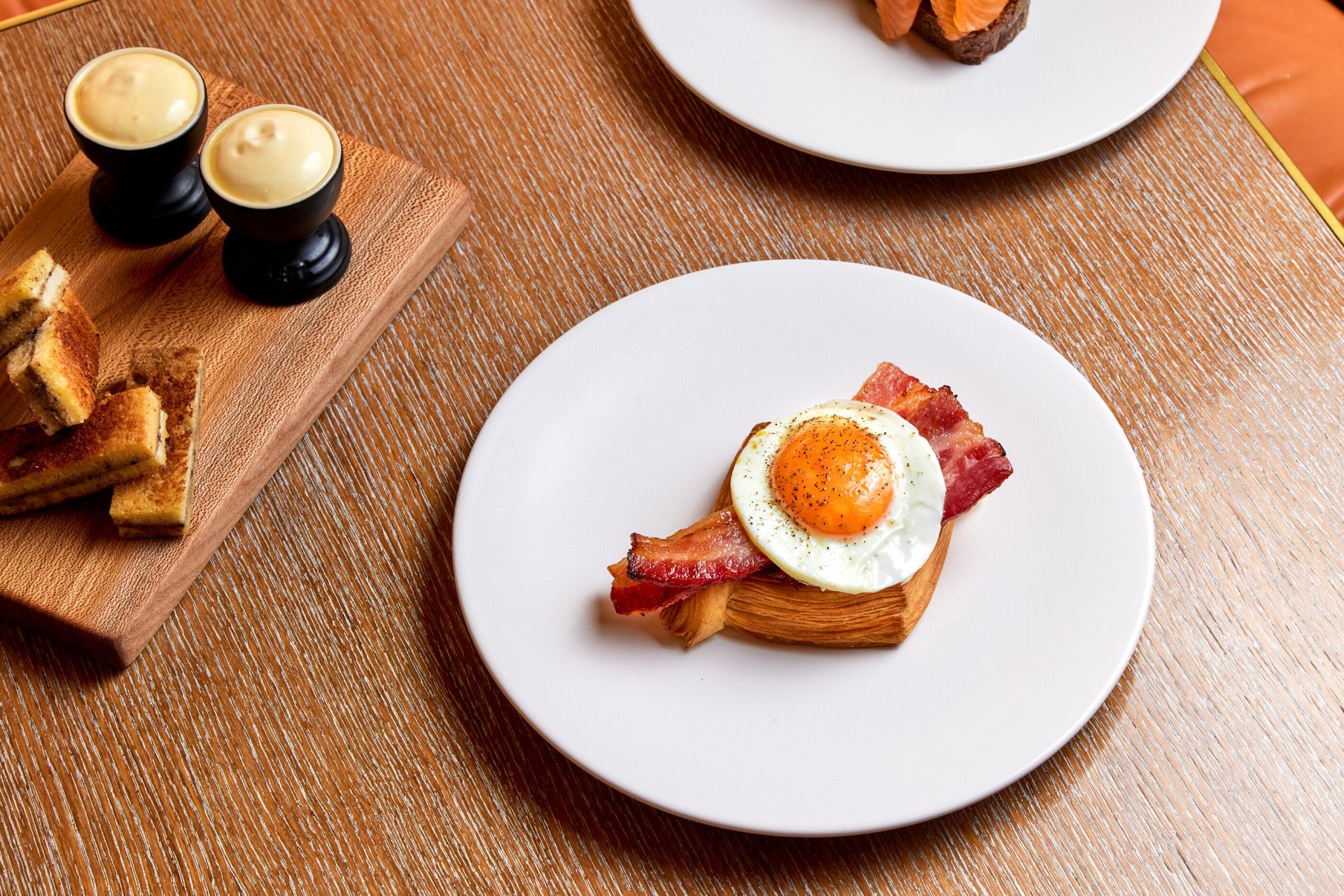 The Grill by Tom Booton Sugar pit bacon at The Dorchester.