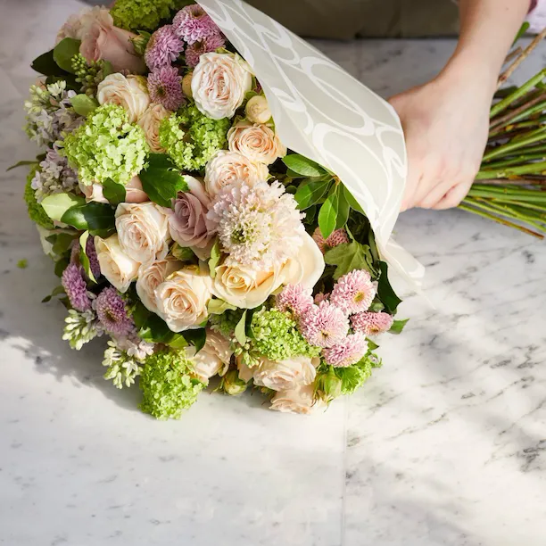 An arrangement of fresh flowers