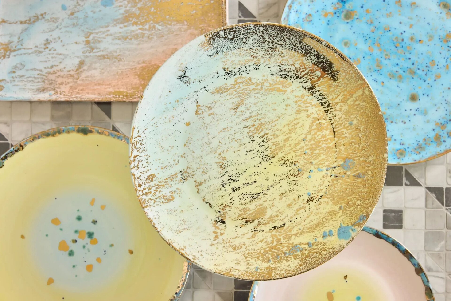 Tableware by Coralla Maiuri at Hotel Eden Rome