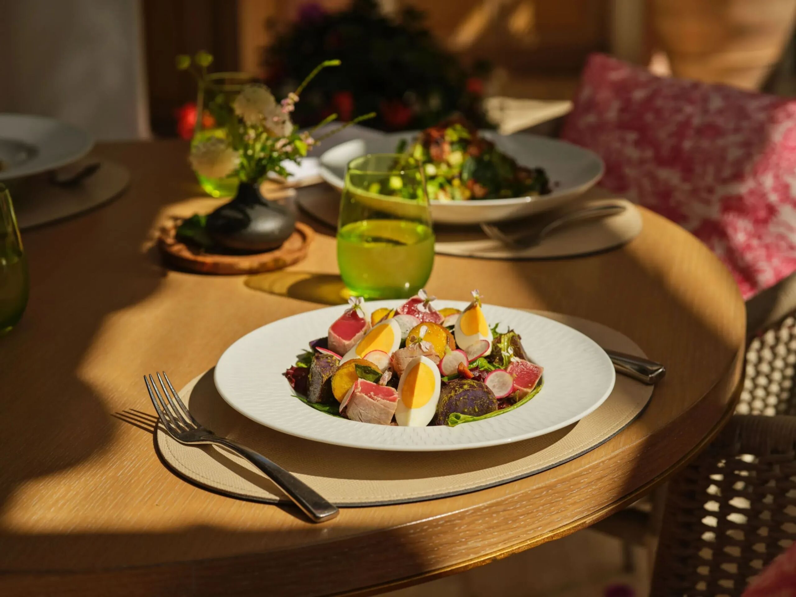Nicoise salad in The Restaurant at Hotel Bel-Air