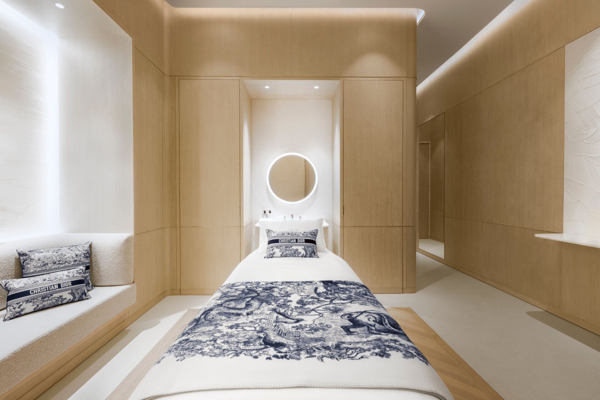 Dior Spa The Lana interior design, at The Lana - Dorchester Collection
