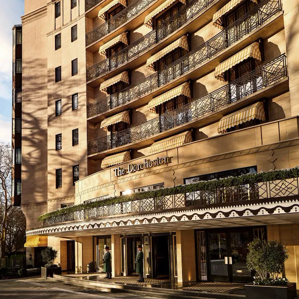 The Dorchester Facade afternoon light