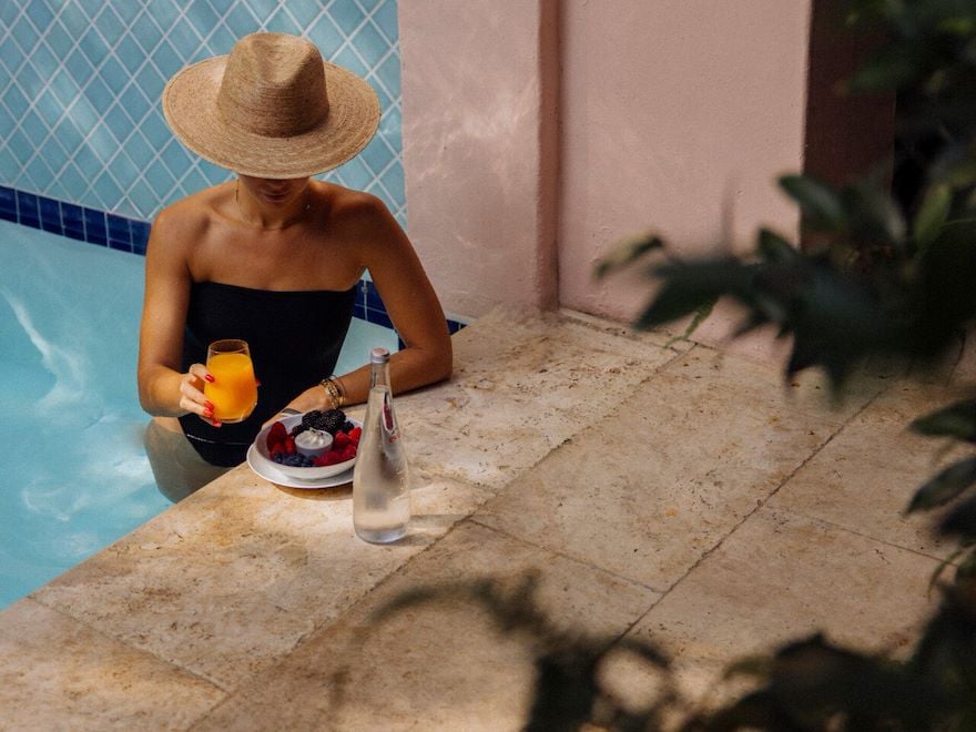 A moment on the suite patio