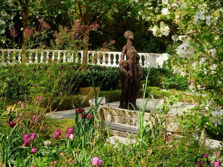 Springtime at Coworth Park with beautiful blooms and blossoms