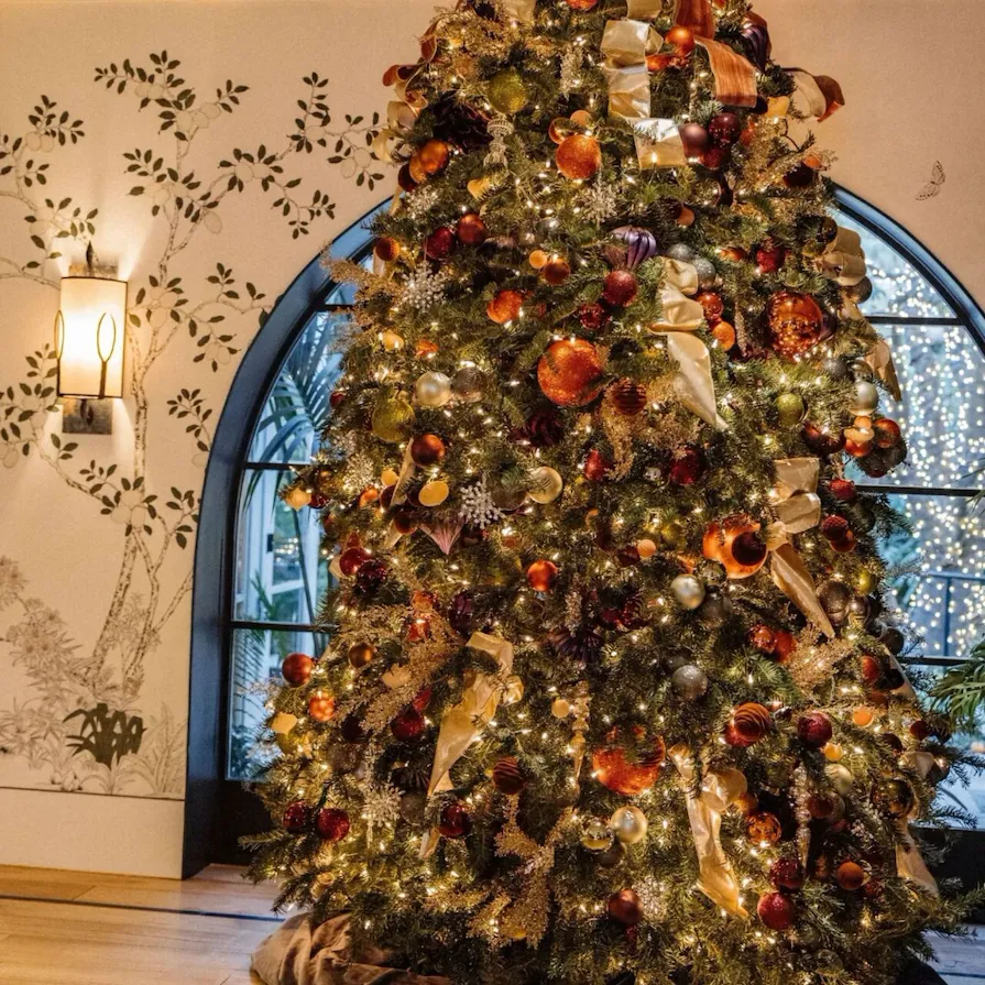 Christmas tree in The Living Room