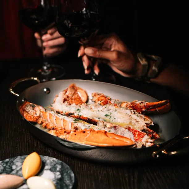 Images capturing main courses, desserts, drinks and view at Jara by Martín Berasategui.