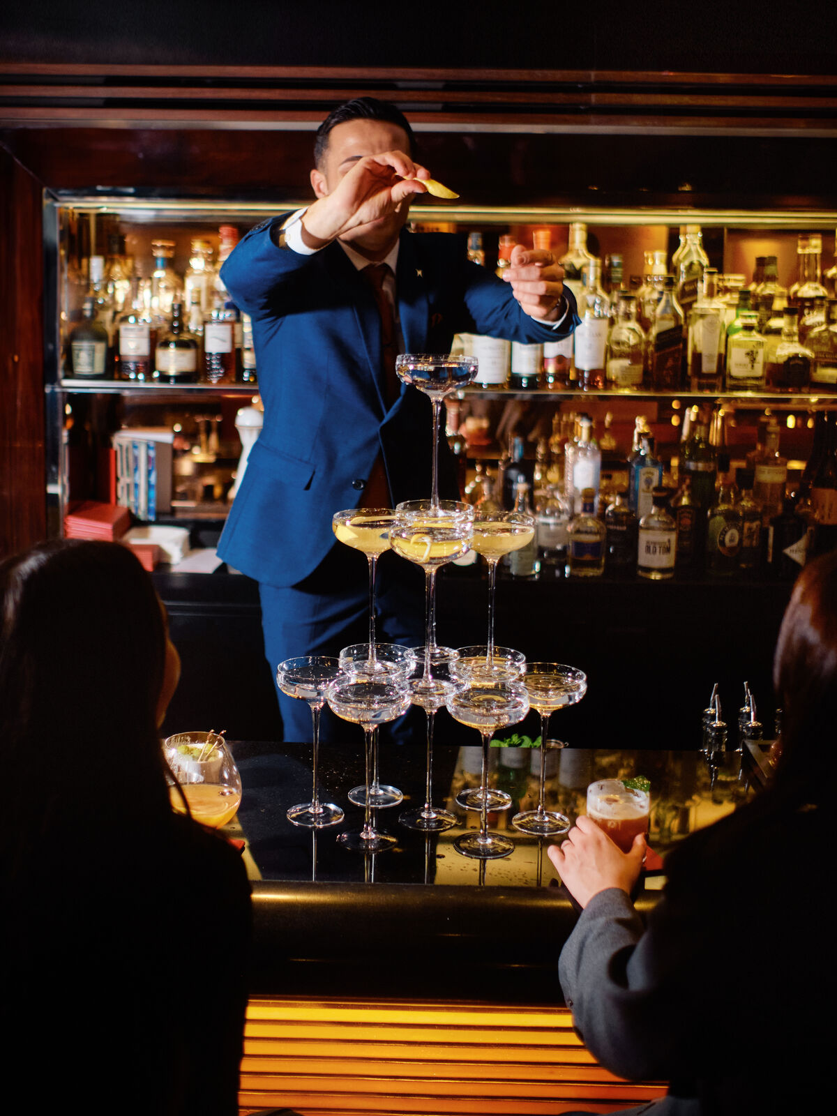 Bar 45 cocktail tower 