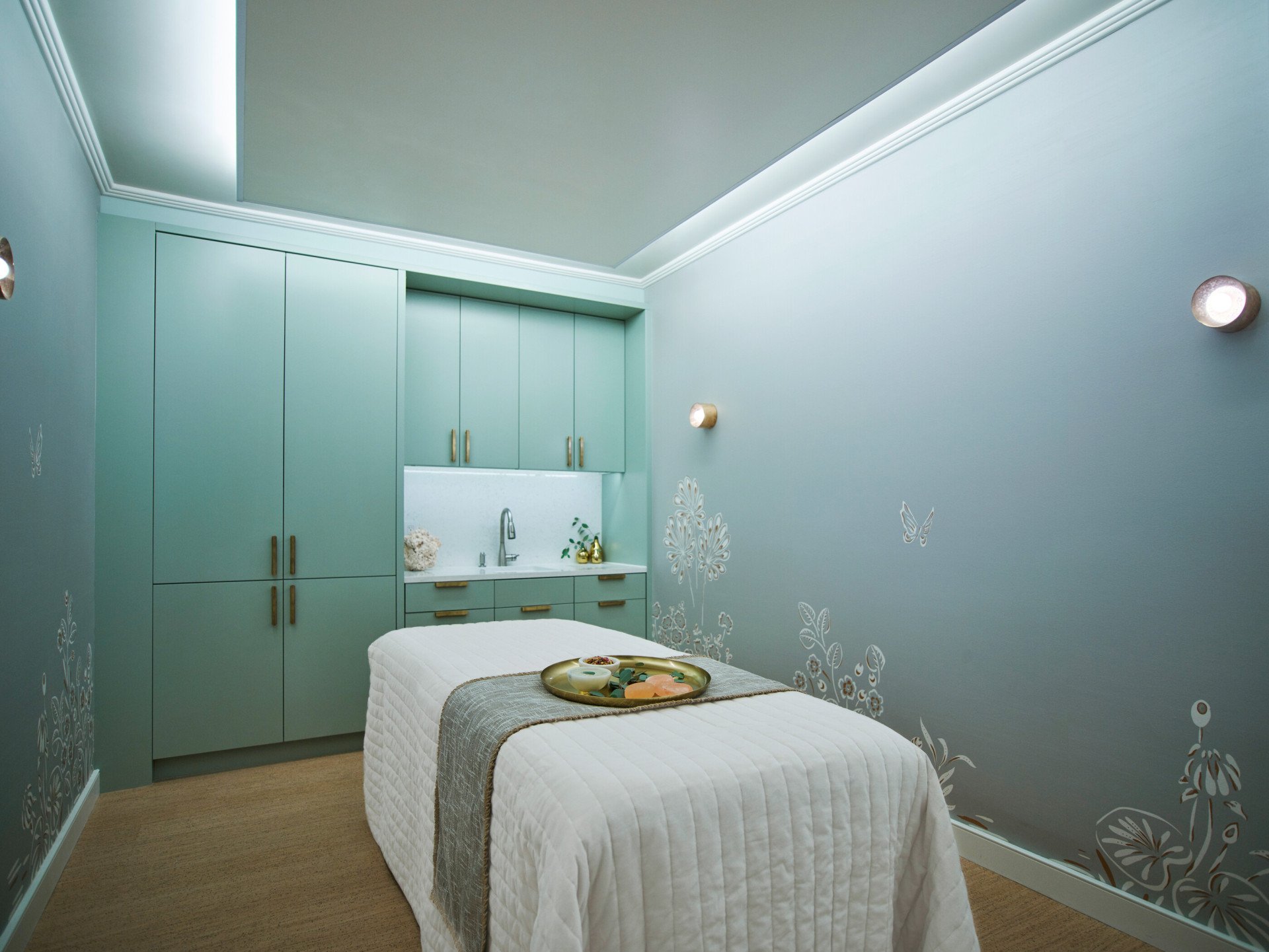 Massage room at The Beverly Hills Hotel Spa 