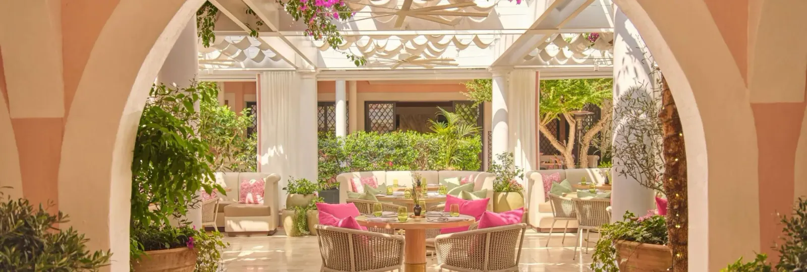 The Restaurant at Hotel Bel-Air front booth facing full view