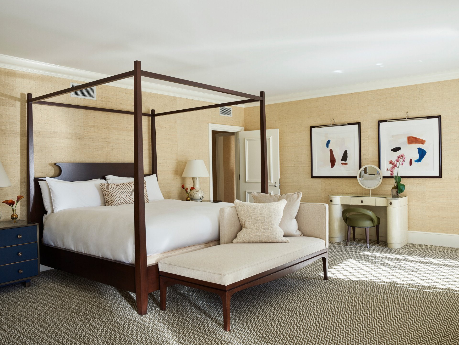  Bungalow 9A Bedroom, The Beverly Hills Hotel, Los Angeles 