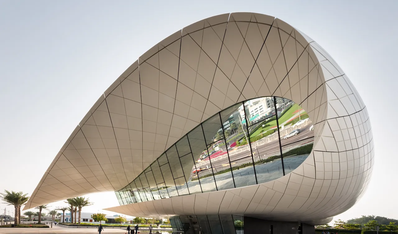 The Etihad Museum exterior during the day