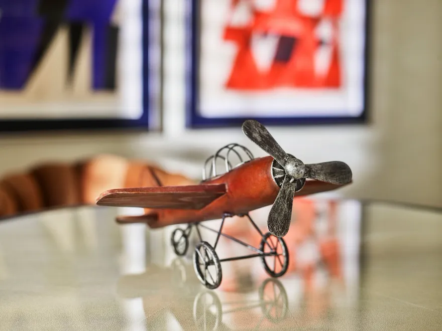 Bungalow 3A Detail of Airplane, The Beverly Hills Hotel, Los Angeles