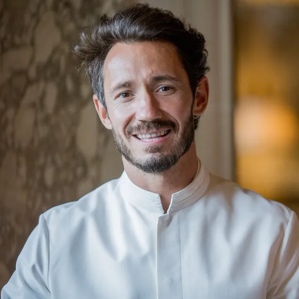 Portrait de Cédric Grolet au Meurice, Paris.