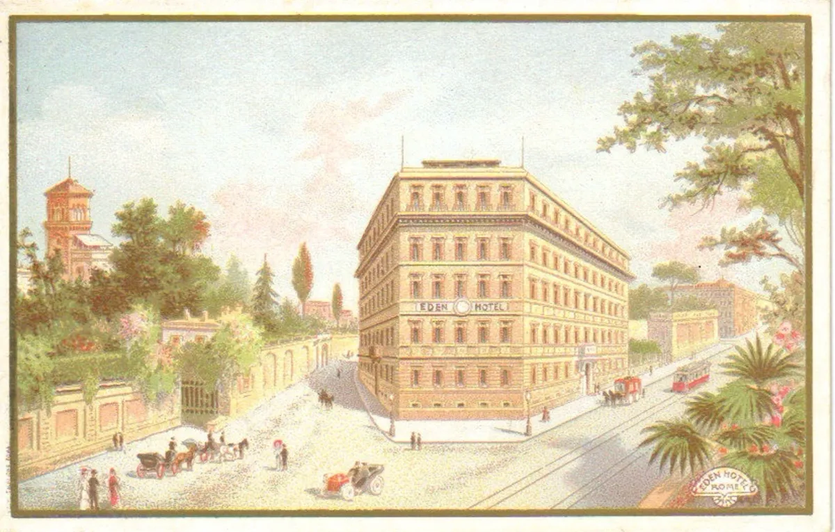Postcard of early 1900 of Hotel Eden