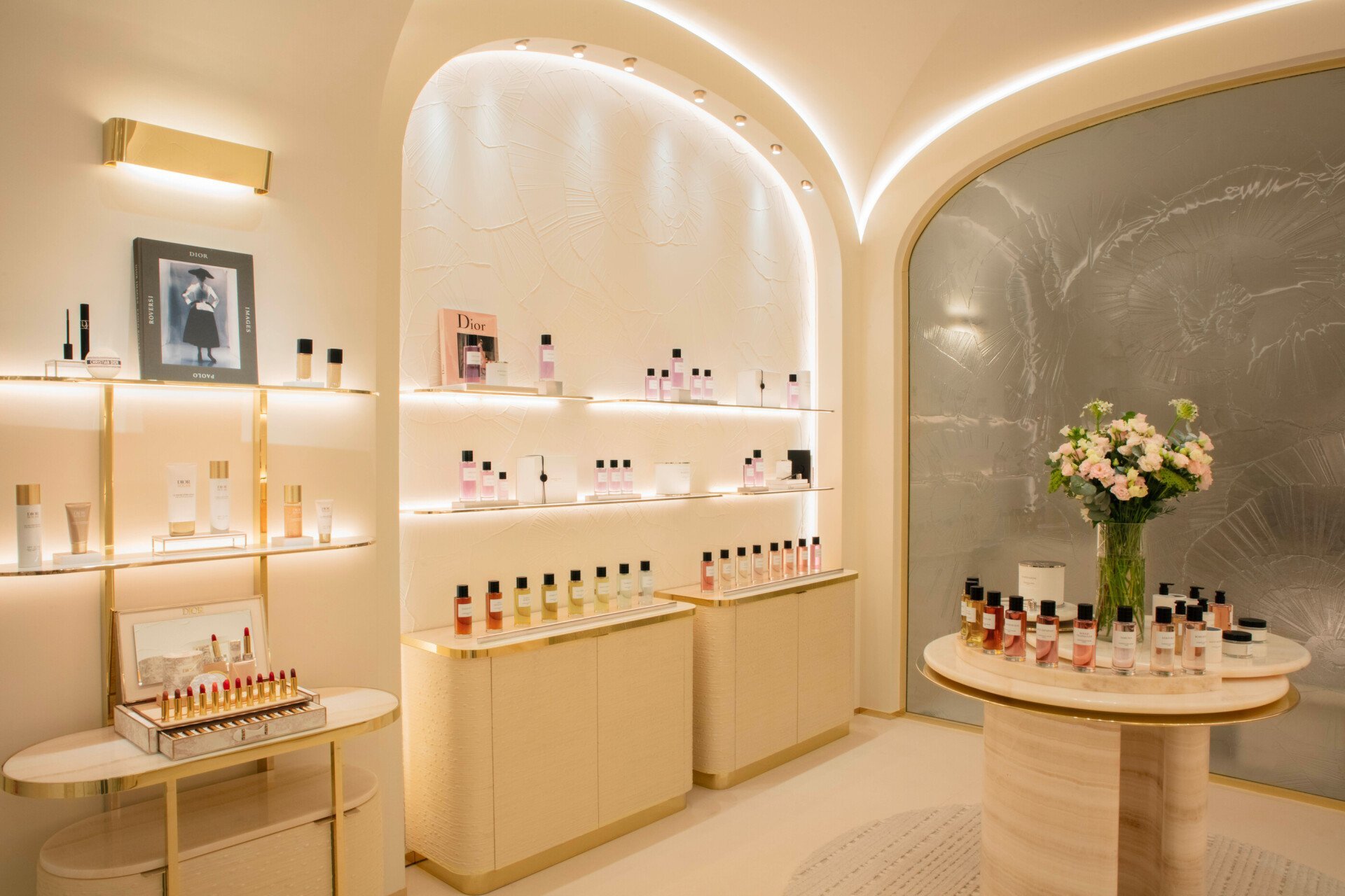 Visuel des espaces intérieurs du Dior Spa Plaza Athénée, à Paris