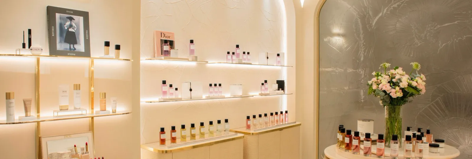 Visuel des espaces intérieurs du Dior Spa Plaza Athénée, à Paris