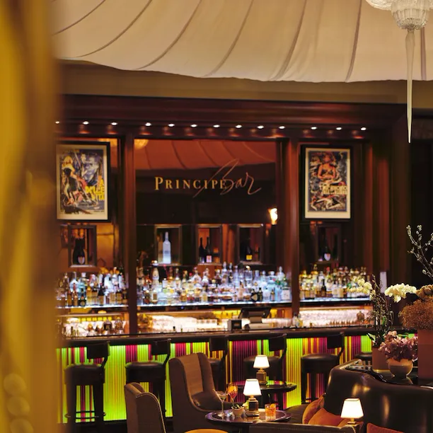 View of the Principe Bar showing its design