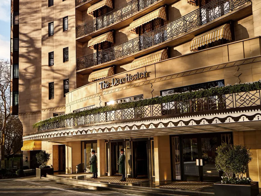 The Dorchester Facade afternoon light