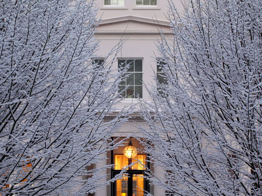 Coworth Park snow exterior