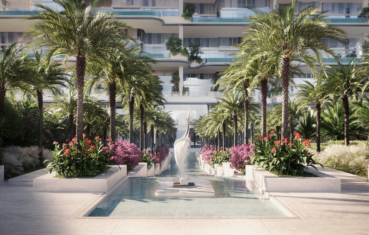 Exterior of ORLA Infinity, Dorchester Collection, Dubai